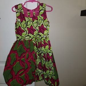 Girls Ankara Dress